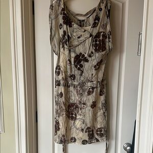 Floral Print Sleeveless Dress